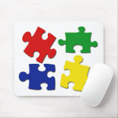 Puzzle Pieces Mousepad Muismat (Met muis)