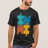 Puzzle Pieces Support For Spreading Autism Awarene T-shirt (Voorkant)