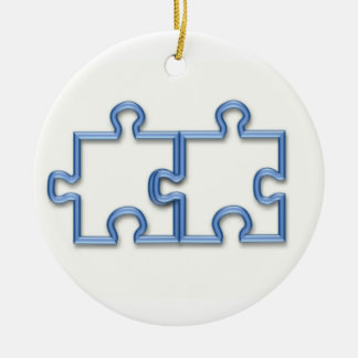 Puzzle Piecks Ornament