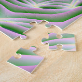 Puzzle Pink en Green Vortex Legpuzzel (Zijkant)