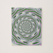 Puzzle Pink en Green Vortex Legpuzzel (Verticaal)