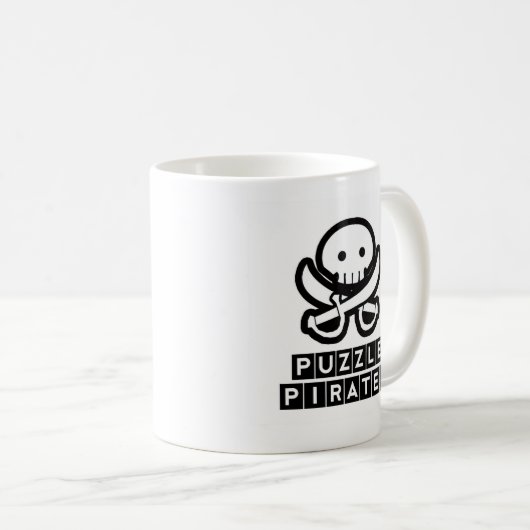 Puzzle Pirates Skull mok (Voorkant rechts)