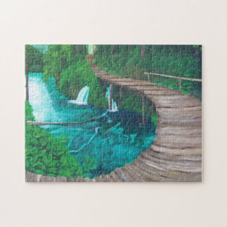 Puzzle Plitvice maakt Kroatië Legpuzzel
