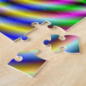 Puzzle Psychedelic Neon Eye Legpuzzel (Zijkant)