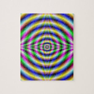 Puzzle Psychedelic Neon Eye Legpuzzel