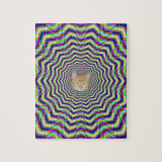 Puzzle Psychedelic Web Star Legpuzzel (Verticaal)