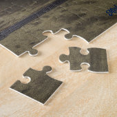 Puzzle “Puente de hierro – Frankfurt” Legpuzzel (Zijkant)