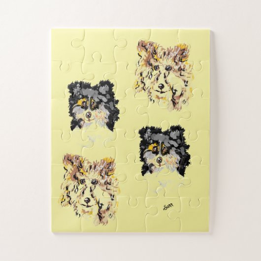 Puzzle: Puppies Legpuzzel (Verticaal)
