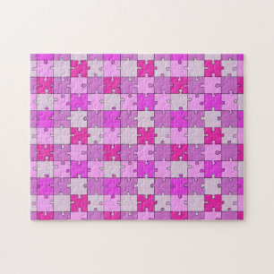 Puzzle Puzzle Challenge Roze Legpuzzel