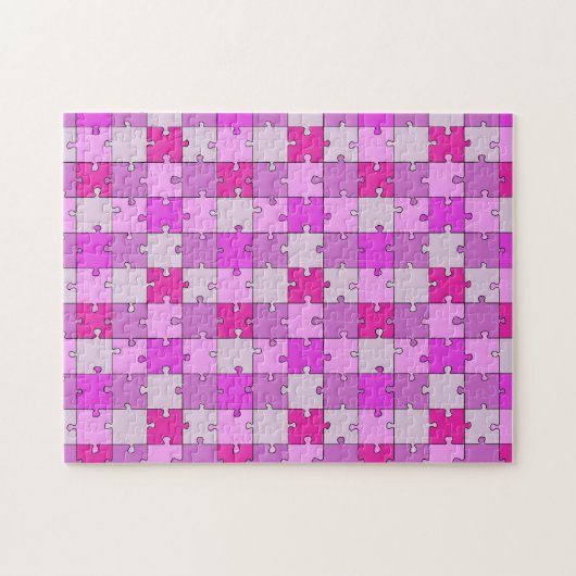 Puzzle Puzzle Challenge Roze Legpuzzel (Horizontaal)