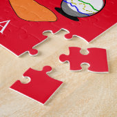 Puzzle "Quack Quack met eenden en eieren. Kinderna Legpuzzel (Zijkant)