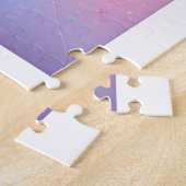 Puzzle- Rainbow Glitter Butterfly & Flower Legpuzzel (Zijkant)