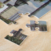 Puzzle - Red Poppy en Palm Trees Legpuzzel (Zijkant)