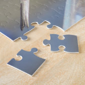 Puzzle - Red Sparrow op Blue Fence Legpuzzel (Zijkant)