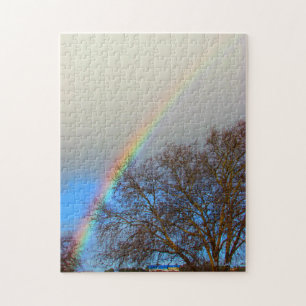 Puzzle - Regenboog in de hemel Legpuzzel