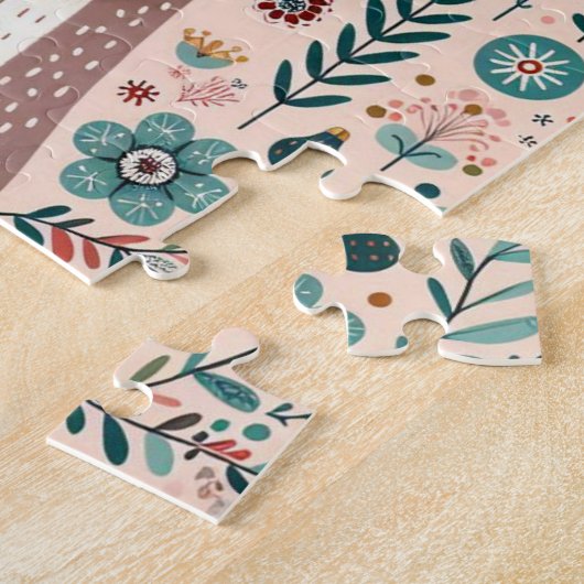 Puzzle “Renne de Noël“ Legpuzzel (Zijkant)