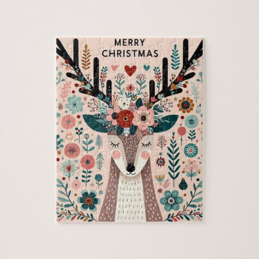 Puzzle “Renne de Noël“ Legpuzzel (Verticaal)