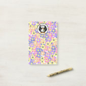 Puzzle Ribbon Penguin Post-it® Notes (Op bureau)