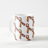 Puzzle Ribbons Koffiemok (Voorkant links)