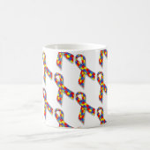 Puzzle Ribbons Koffiemok (Center)