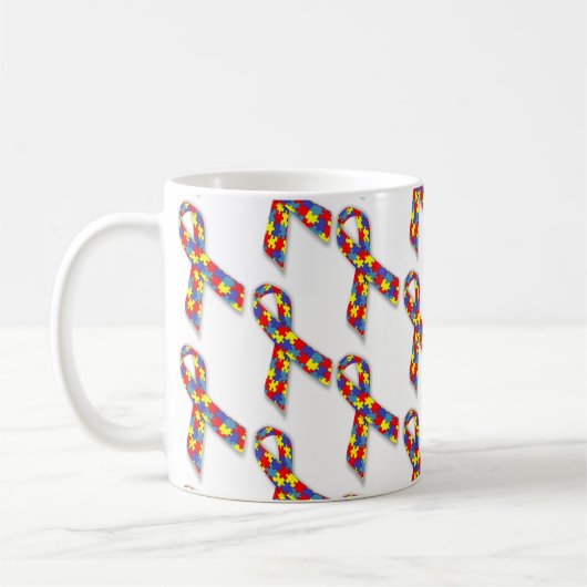 Puzzle Ribbons Koffiemok (Links)