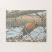 Puzzle - Robin in Tree Legpuzzel (Horizontaal)