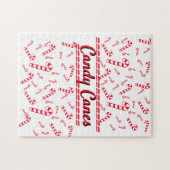 Puzzle - Rode snoepjes met tekst Legpuzzel (Horizontaal)