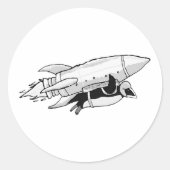 Puzzle Ronde Sticker (Voorkant)