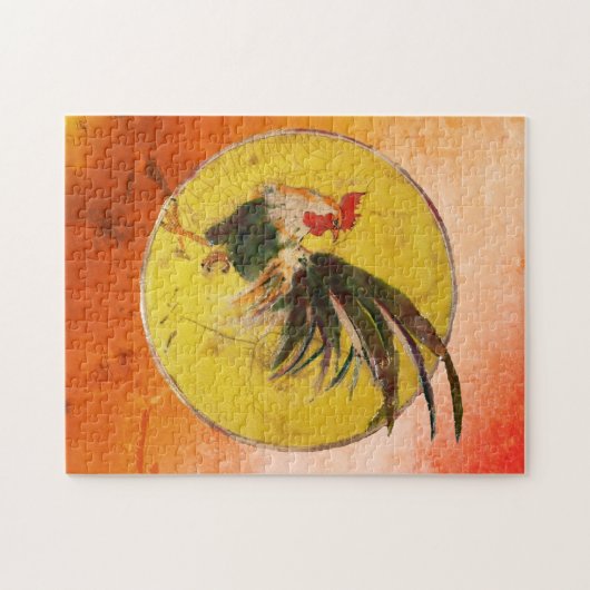 Puzzle - Rooster en Sun Legpuzzel (Horizontaal)