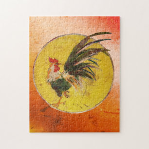 Puzzle - Rooster en Sun Legpuzzel