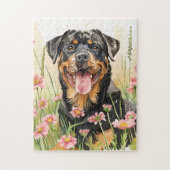 Puzzle – Rottweiler Puzzle Legpuzzel (Verticaal)