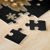 Puzzle Royal Gold B - Luxury Holiday Art Legpuzzel (Zijkant)