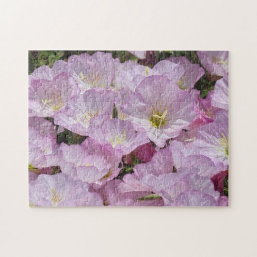 Puzzle - Roze primrose Legpuzzel (Horizontaal)