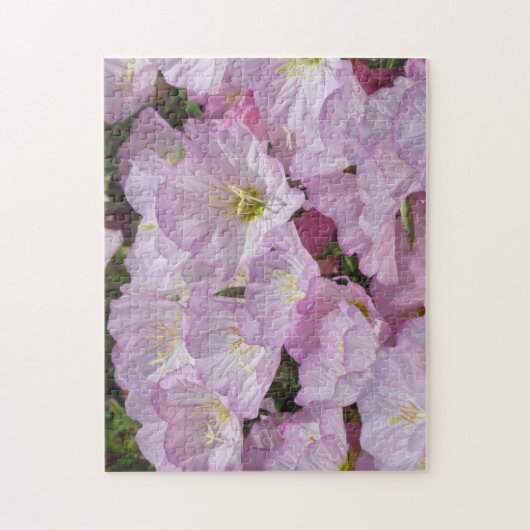 Puzzle - Roze primrose Legpuzzel (Verticaal)