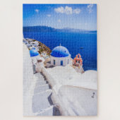 Puzzle Santorini Griekenland Legpuzzel (Verticaal)