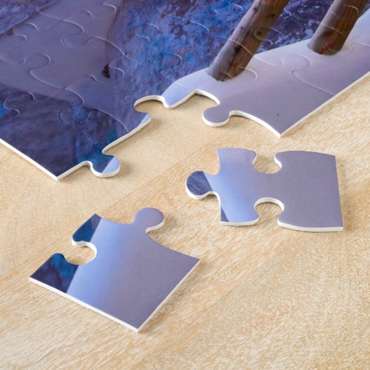 Puzzle Santorini Oia Griekenland Legpuzzel (Zijkant)