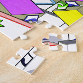 Puzzle "SCHOOL IS UIT VOOR SUMMER". Legpuzzel (Zijkant)