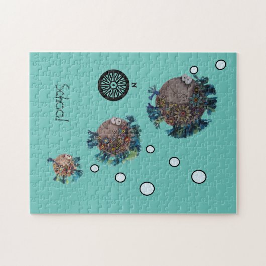 Puzzle - School of Fish Legpuzzel (Horizontaal)