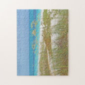Puzzle/Seagrass, Beach. Turquoise Caribbean Zee Legpuzzel (Verticaal)