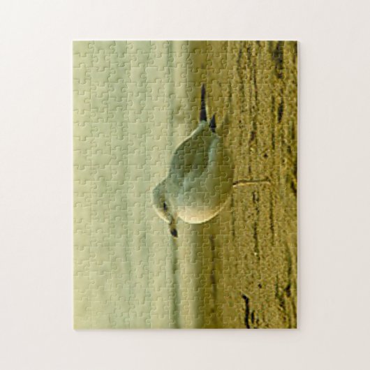 Puzzle - Seagull op Sunset Legpuzzel (Verticaal)