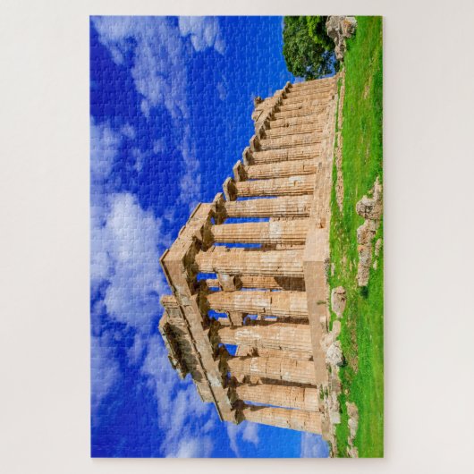 Puzzle Selinunte tempel op Sicilië Legpuzzel (Verticaal)