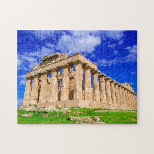 Puzzle Selinunte tempel op Sicilië Legpuzzel (Horizontaal)