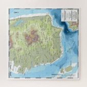 Puzzle SF Topo en Bathymetry Puzzle Legpuzzel (Horizontaal)