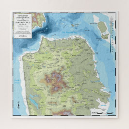 Puzzle SF Topo en Bathymetry Puzzle Legpuzzel