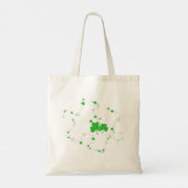 Puzzle Shamrocks Autism Awareness Happy St Patrick Tote Bag (Achterkant)