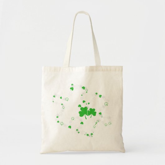Puzzle Shamrocks Autism Awareness Happy St Patrick Tote Bag (Voorkant)
