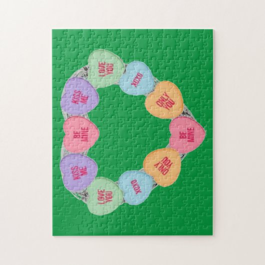 Puzzle Snoep Love Hearts Legpuzzel (Verticaal)
