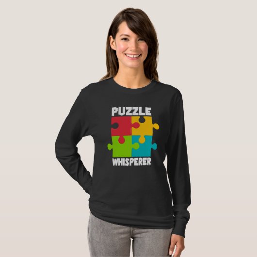 Puzzle Solving Puzzles Hobby Crossword   7 T-shirt (Voorkant volledig)