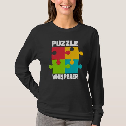 Puzzle Solving Puzzles Hobby Crossword   7 T-shirt (Voorkant)