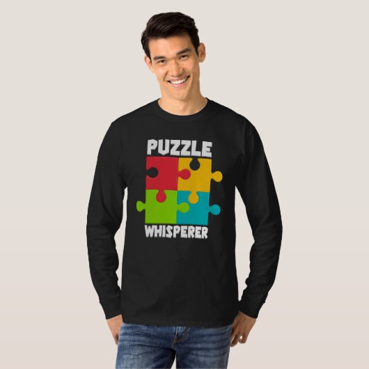 Puzzle Solving Puzzles Hobby Crossword   7 T-shirt (Voorkant volledig)